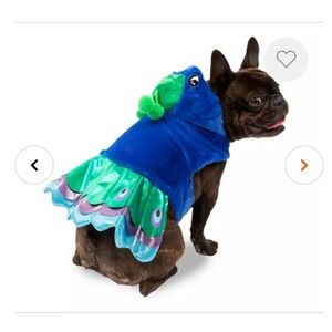 Tails & Noses NWT dog peacock Halloween costume M/L
